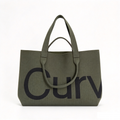 Curves Knit Tote Green