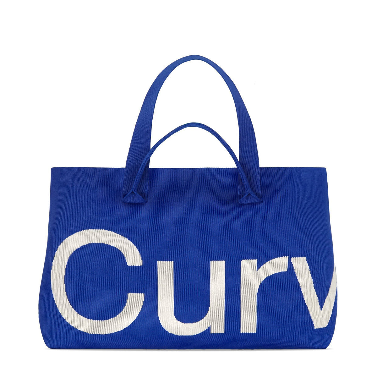 Curves Knit Tote (Sapphire)