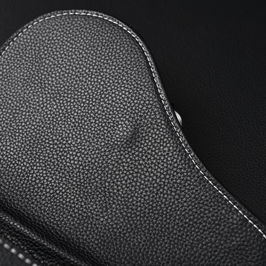 Dior Saddle Crossbody Bag – Black Grained Calfskin with Silver-Tone Hardware